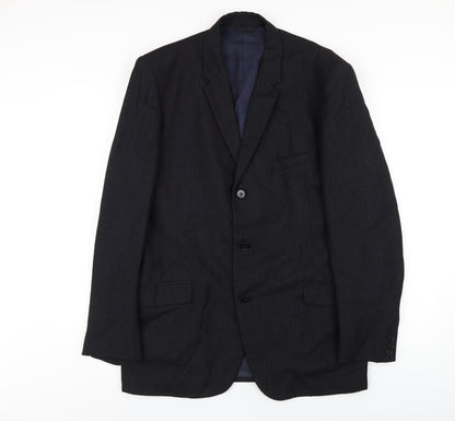 Mens UK Size 40 Burton Regular Blue Suit Jacket