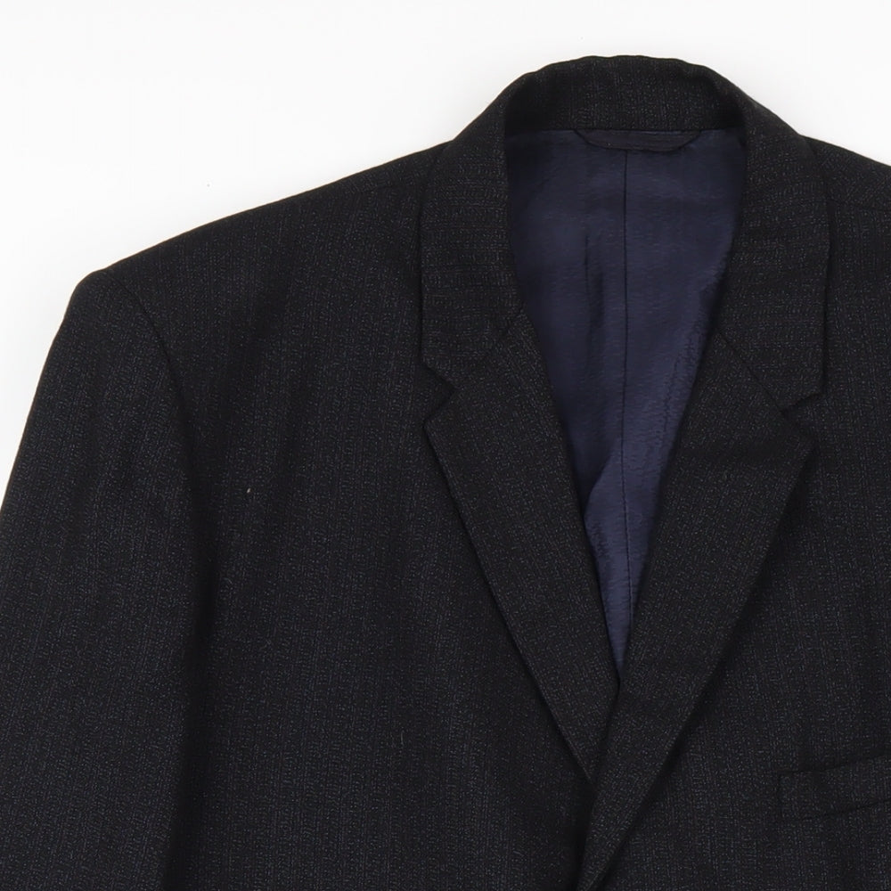 Mens UK Size 40 Burton Regular Blue Suit Jacket