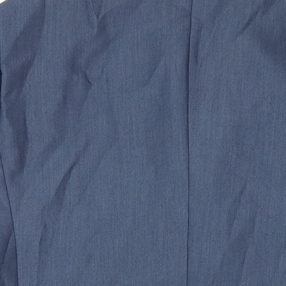 Aspen & Court Mens Blue Polyester Jacket Blazer Size 42 Regular