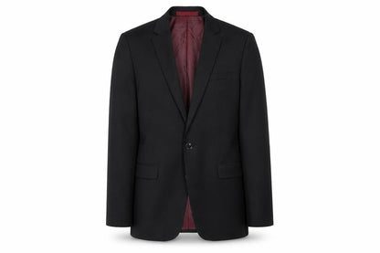 Mens UK Size 36 Topman Regular Black Suit Jacket