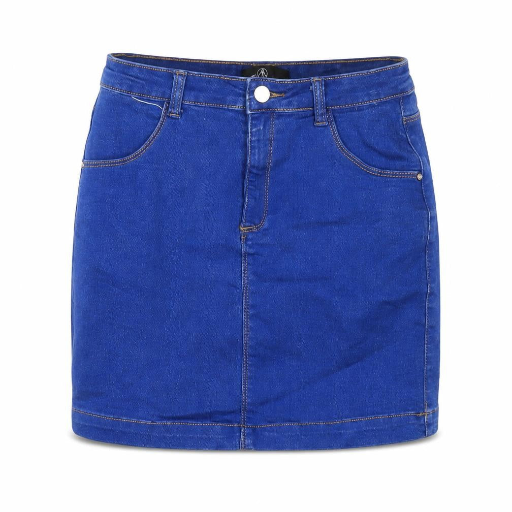 Womens UK Size 10 Missguided Mini Denim Skirt