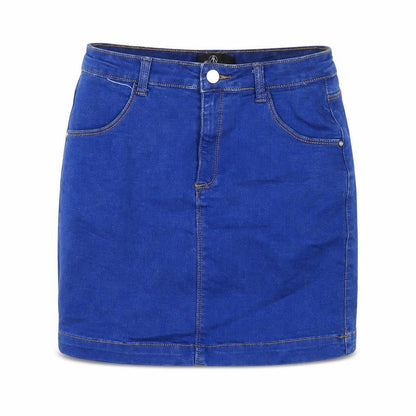 Womens UK Size 10 Missguided Mini Denim Skirt