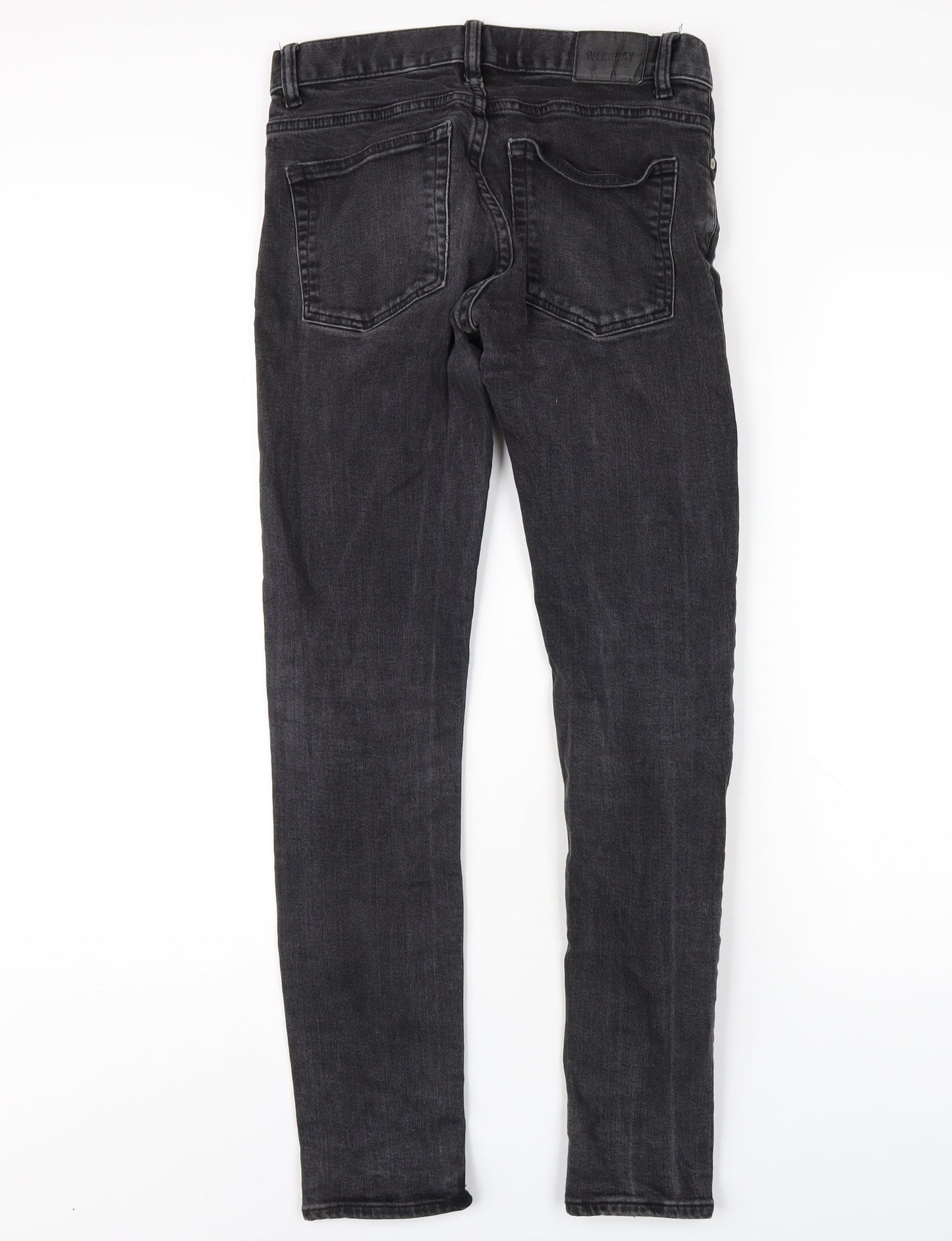 Womens UK Size 28 Weekday Regular Fit Skinny Black Jeans