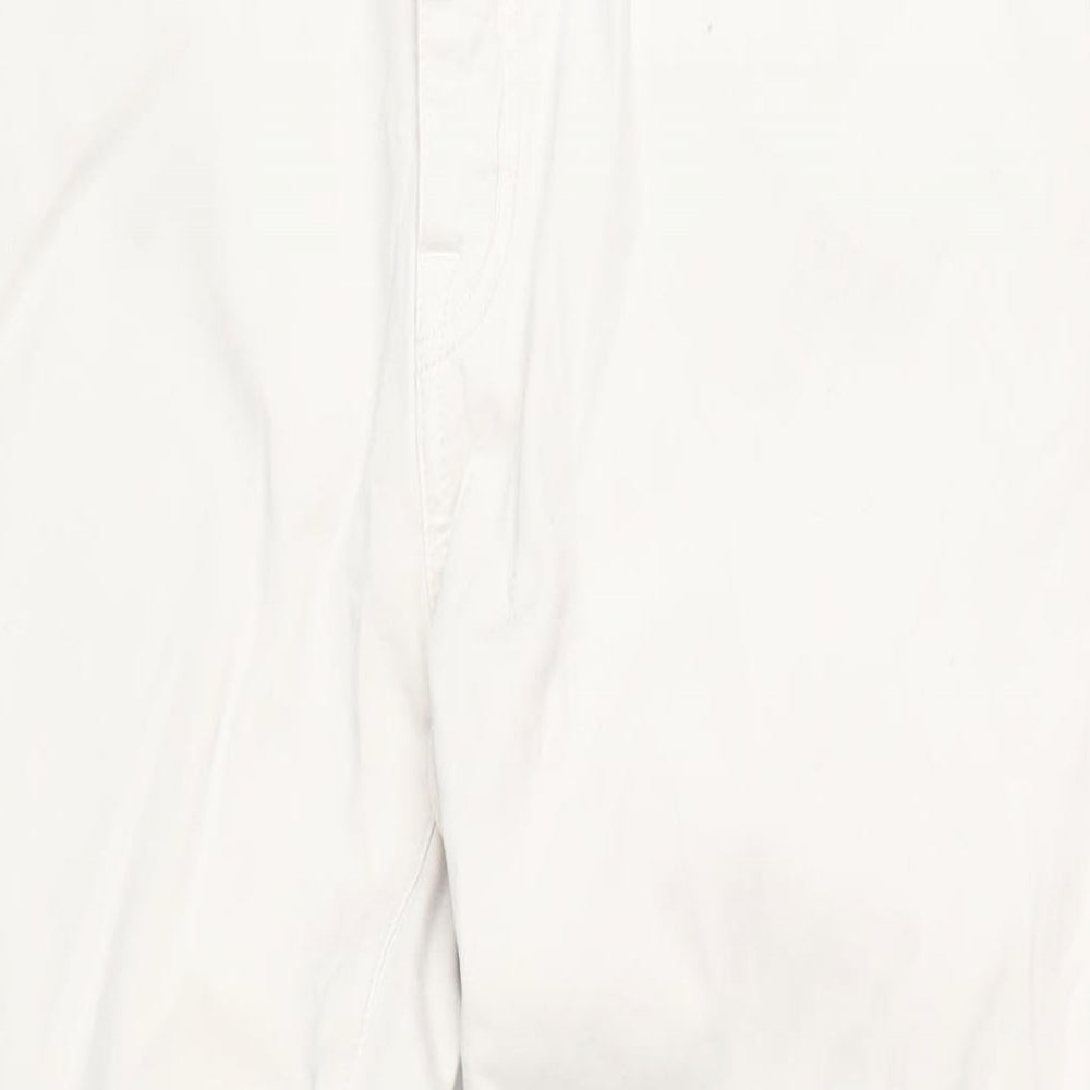 GANT Mens Ivory Cotton Tapered Jeans Size 38 in L32 in Regular Zip