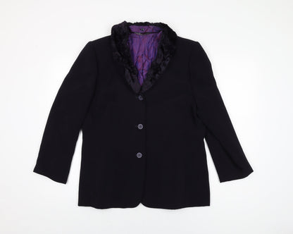 Womens UK Size 16 Libra Black Jacket