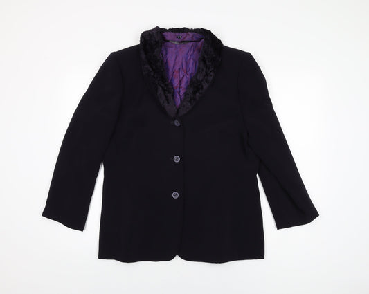 Womens UK Size 16 Libra Black Jacket