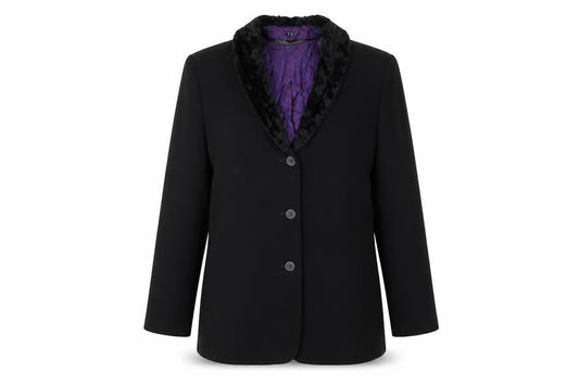Womens UK Size 16 Libra Black Jacket