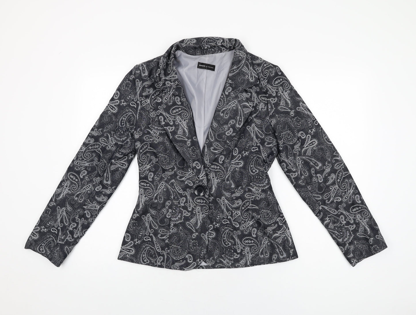 Womens UK Size 12 Oasis Black Jacket