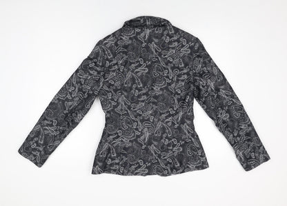 Womens UK Size 12 Oasis Black Jacket