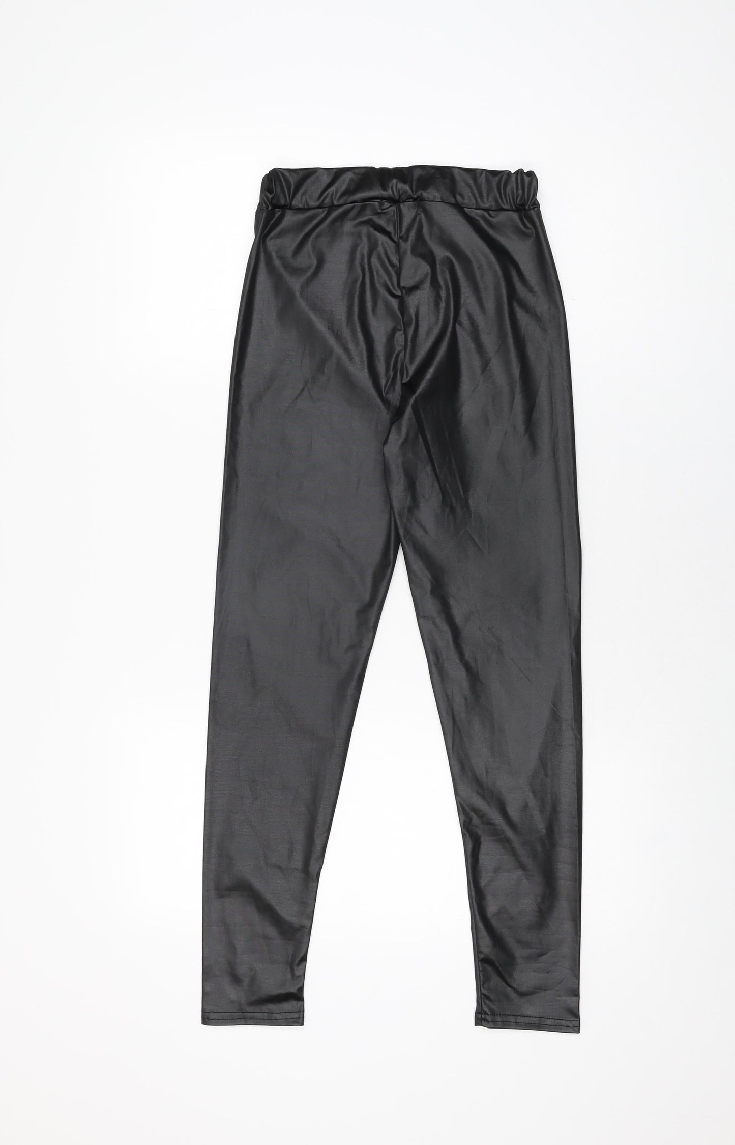 Womens UK Size 4 Boohoo  Pedal Pusher Black Leggings