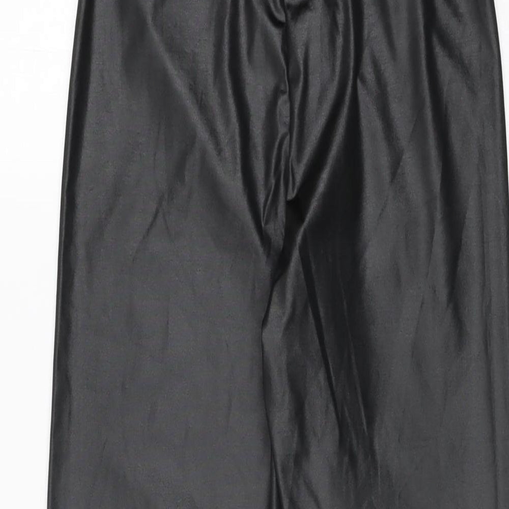 Womens UK Size 4 Boohoo  Pedal Pusher Black Leggings