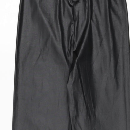 Womens UK Size 4 Boohoo  Pedal Pusher Black Leggings