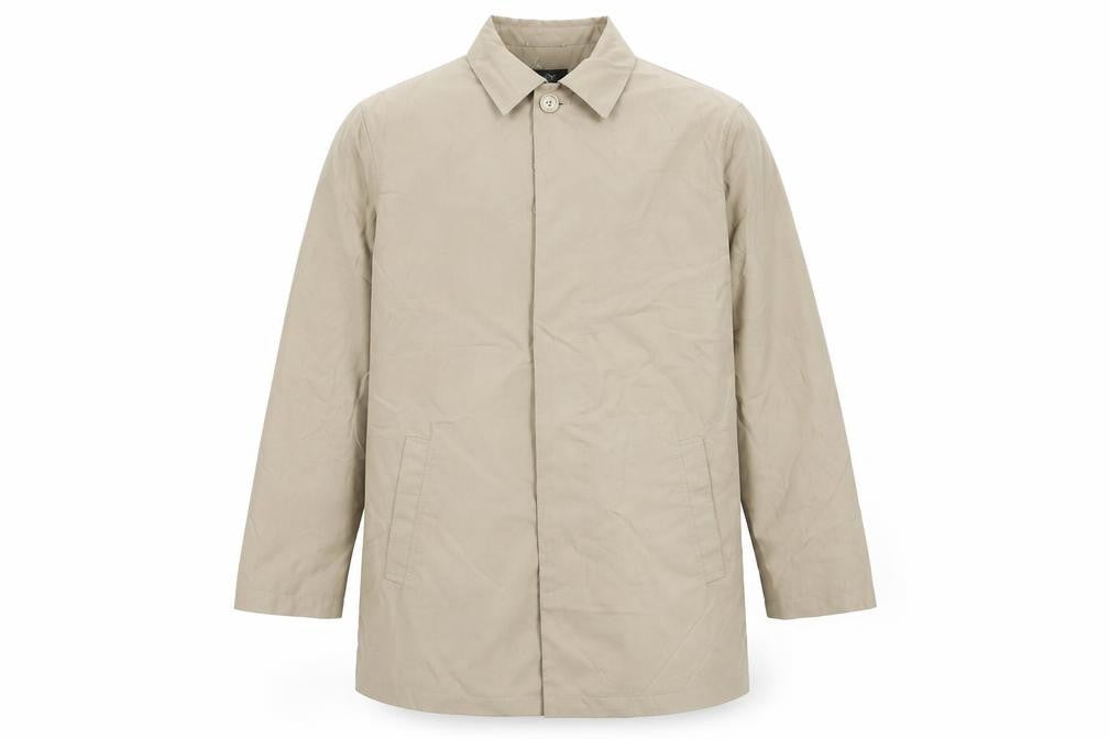 Mens UK Size M Wolsey Beige Overcoat