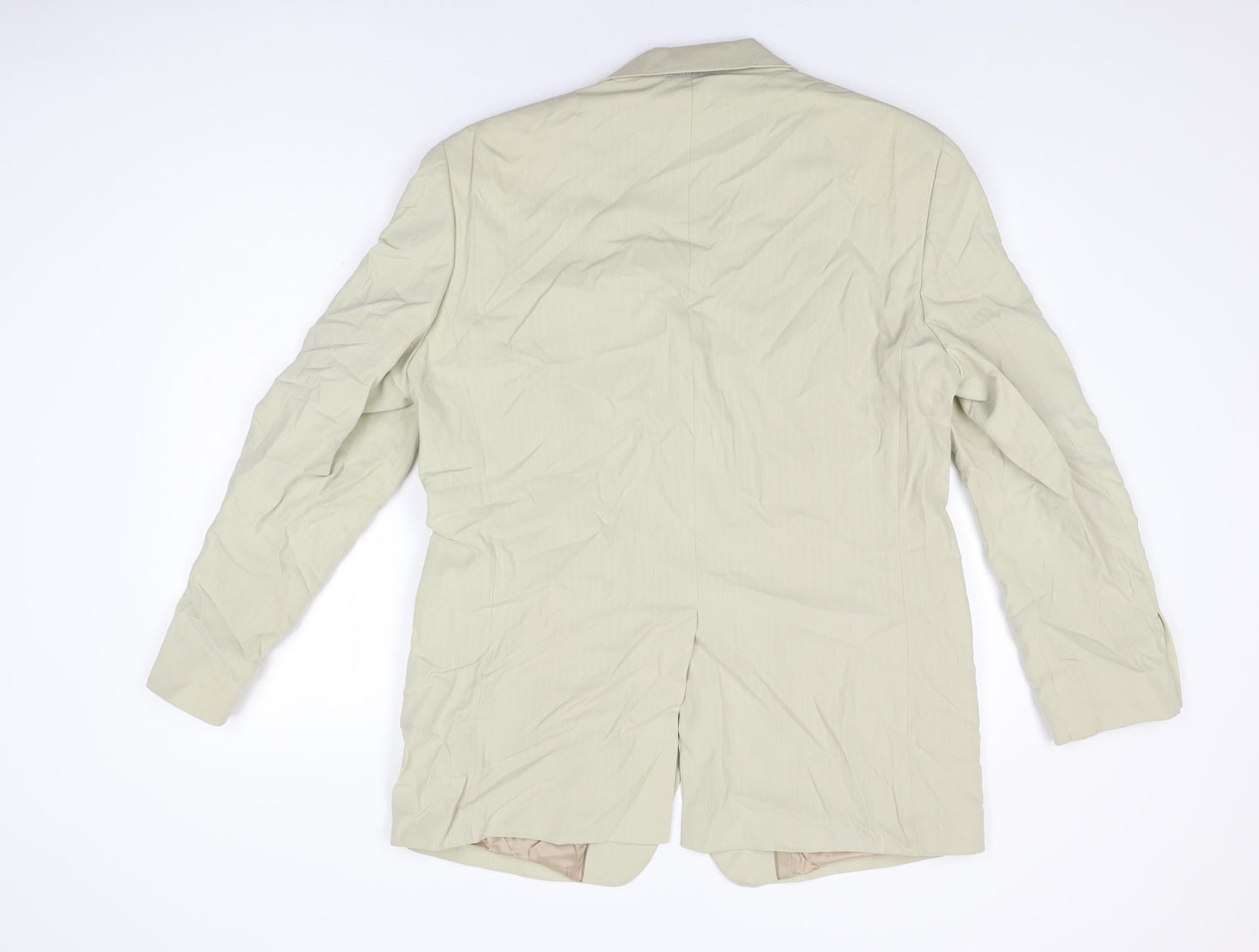 Marks and Spencer Mens Beige Lyocell Jacket Suit Jacket Size 42 Regular