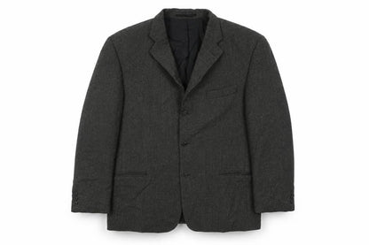 Savoy Taylors Guild Mens Black Wool Jacket Suit Jacket Size 44 Regular
