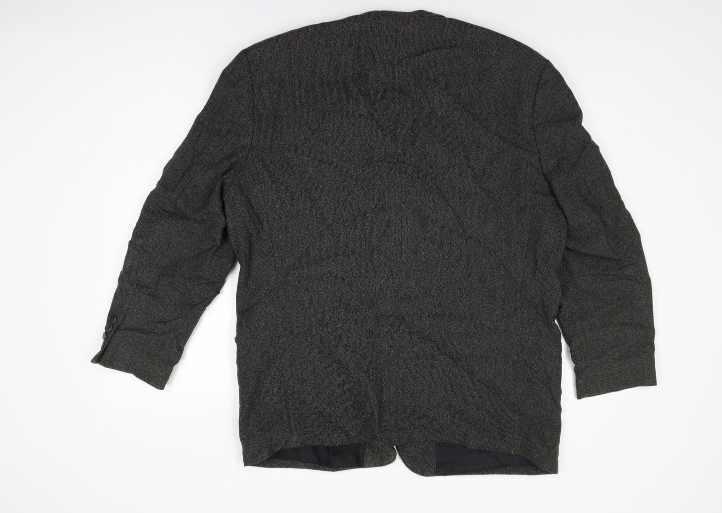 Savoy Taylors Guild Mens Black Wool Jacket Suit Jacket Size 44 Regular