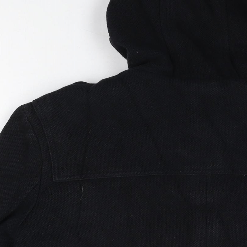 Zara Mens Blue Overcoat Coat Size XL Zip