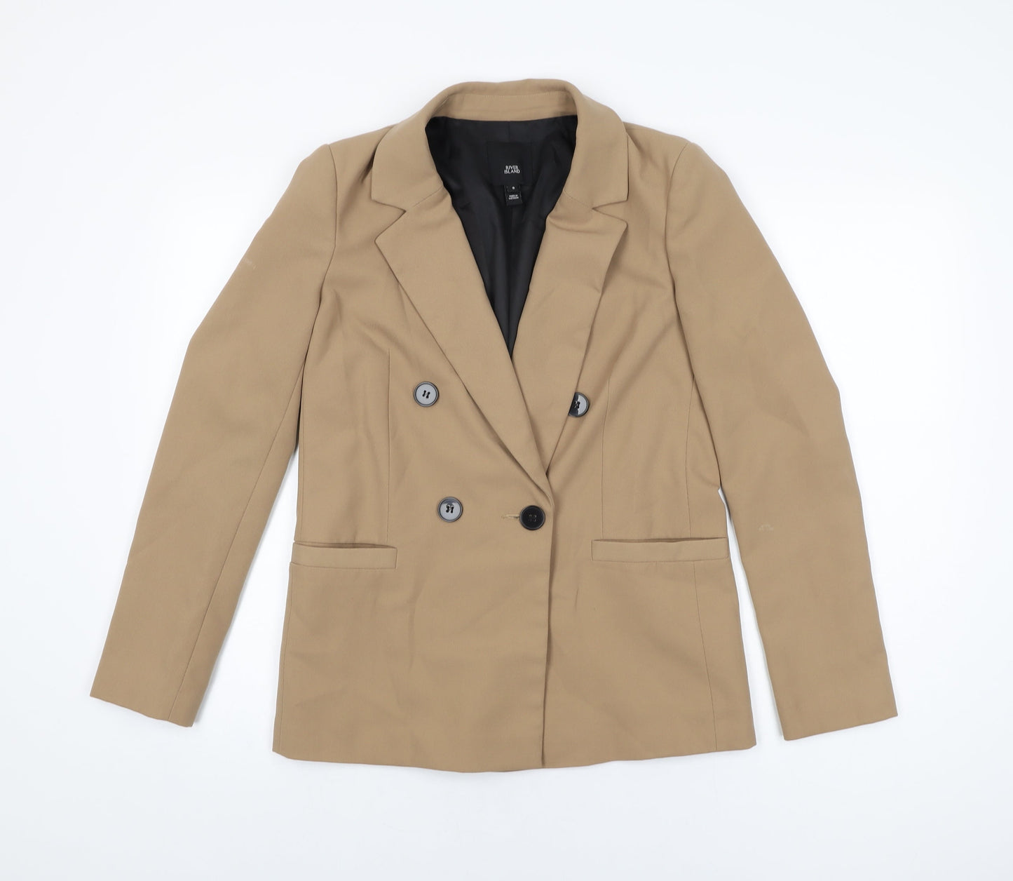 Womens UK Size 8 River Island Beige Jacket