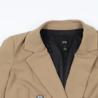 Womens UK Size 8 River Island Beige Jacket