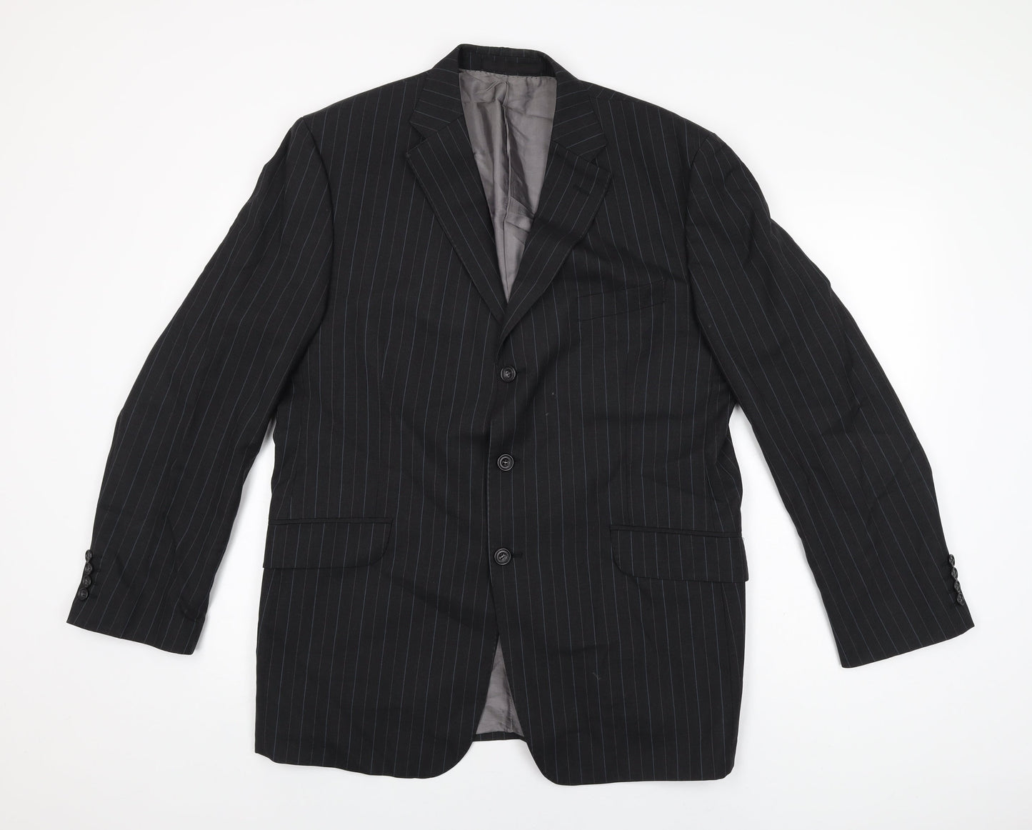 Mens UK Size 42 Marks and Spencer Regular Black Suit Jacket