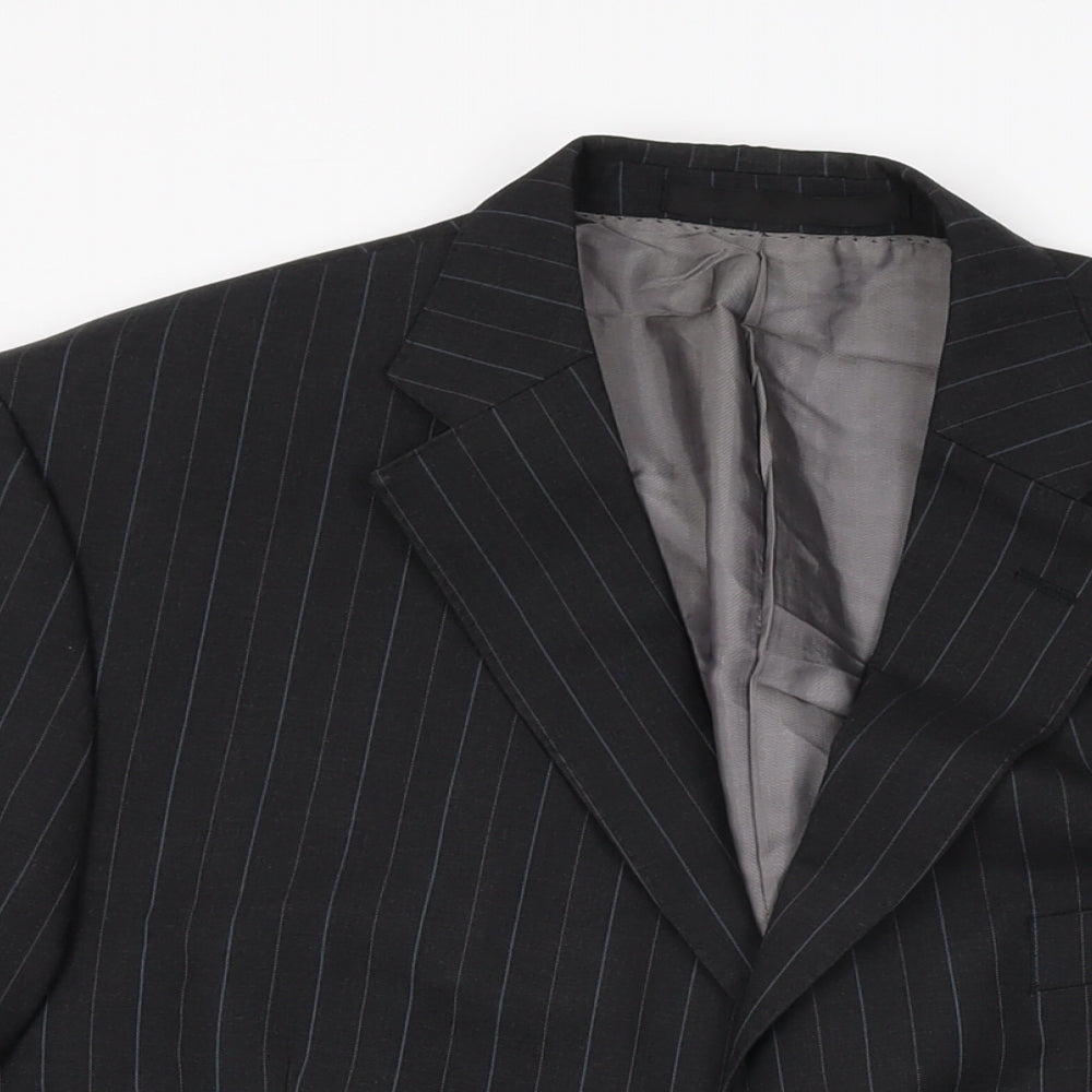 Mens UK Size 42 Marks and Spencer Regular Black Suit Jacket