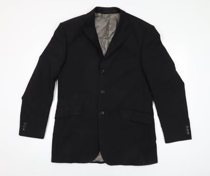 Mens UK Size 40 Marks and Spencer Regular Black Suit Jacket