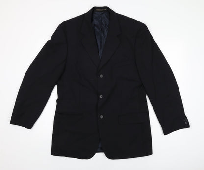 Mens UK Size 40 Marks and Spencer Regular Black Suit Jacket
