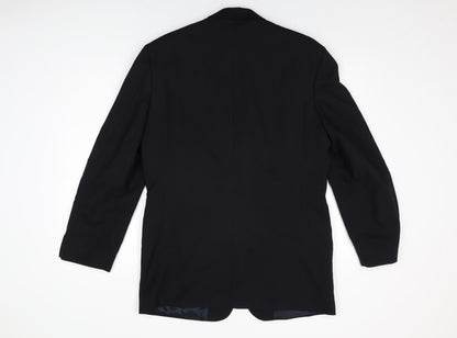 Mens UK Size 40 Marks and Spencer Regular Black Suit Jacket
