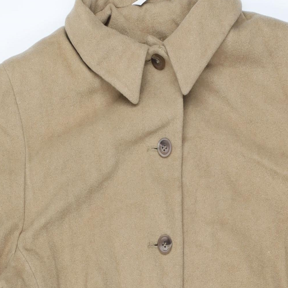 Womens UK Size 20 BHS Beige Overcoat
