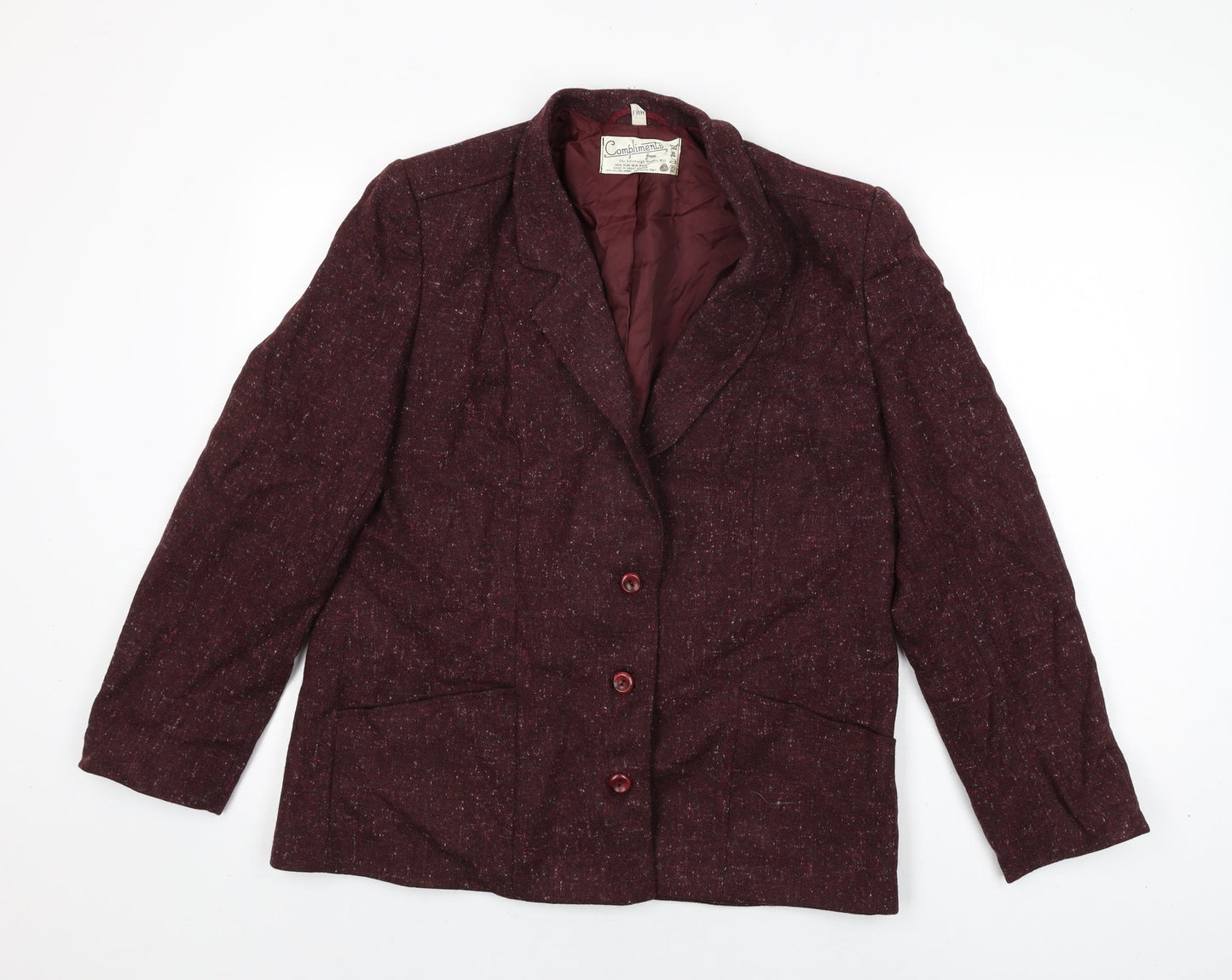 Womens UK Size 14 Compliments Red Jacket