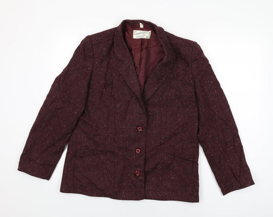 Womens UK Size 14 Compliments Red Jacket