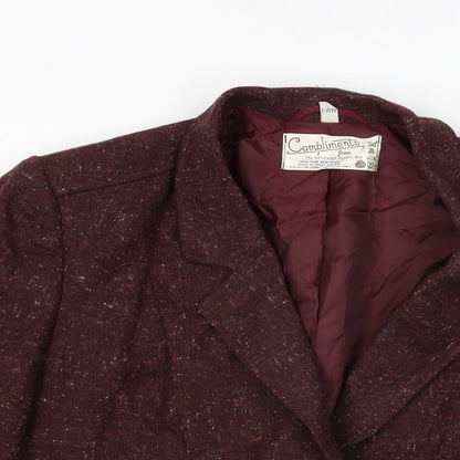 Womens UK Size 14 Compliments Red Jacket