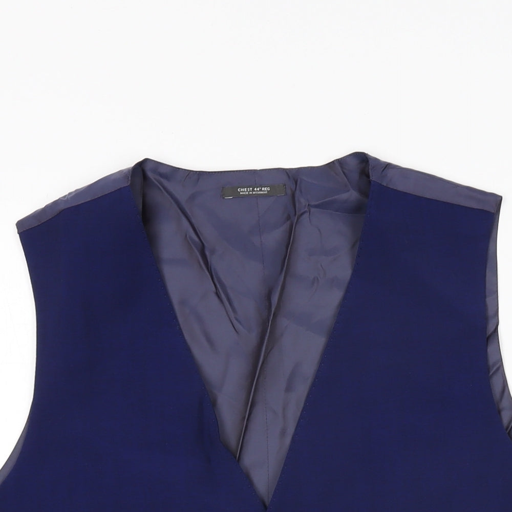 Mens UK Size 44 Marks and Spencer Regular Blue Suit Jacket