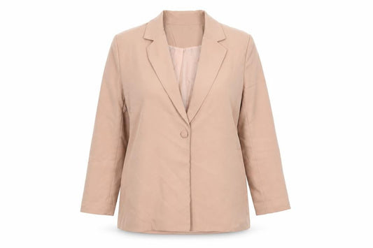 Boohoo Womens Pink Biker Blazer Size 16 Button