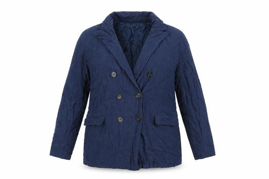 Topshop Womens Blue Jacket Blazer Size 16 Button