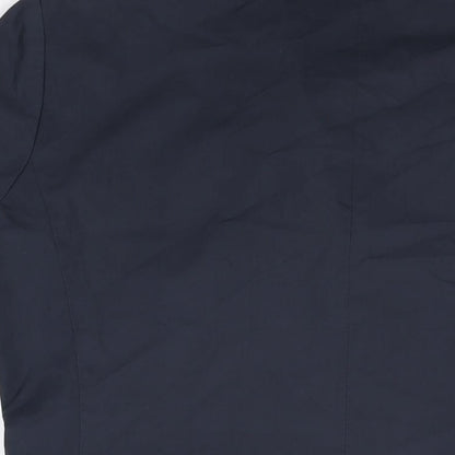 Matinique Mens Blue Cotton Jacket Suit Jacket Size 40 Regular