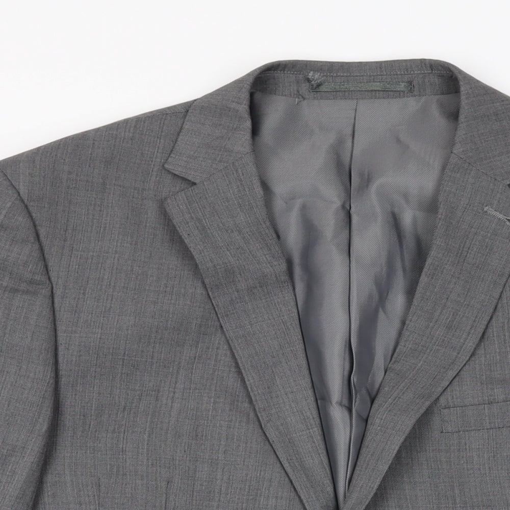 Mens UK Size 40 NEXT Regular Grey Suit Jacket