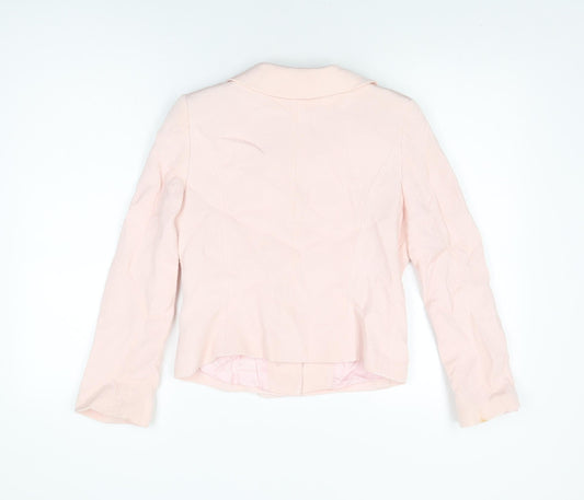 Precis Womens Pink Jacket Size 10 Button