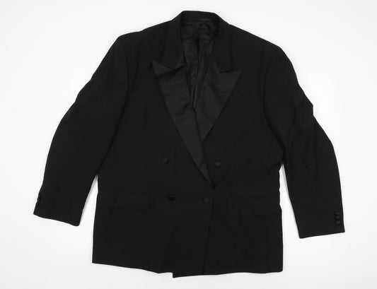 Mens UK Size 48 Mr Harry Regular Black Suit Jacket