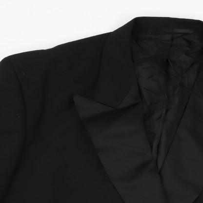 Mens UK Size 48 Mr Harry Regular Black Suit Jacket