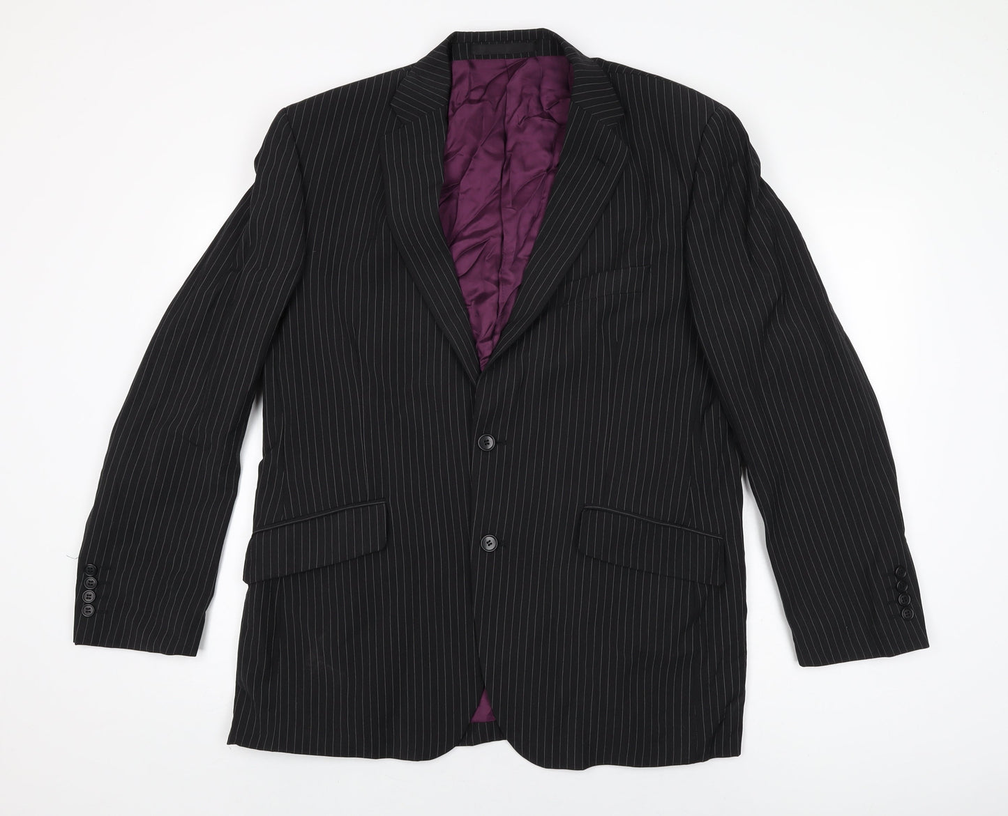 Mens UK Size 42 Marks and Spencer Regular Black Suit Jacket