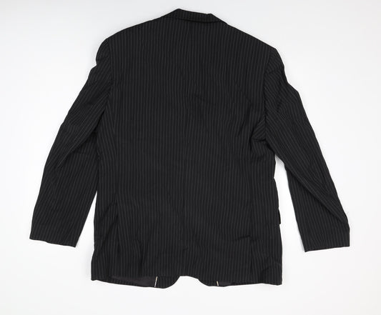 Mens UK Size 42 Marks and Spencer Regular Black Suit Jacket