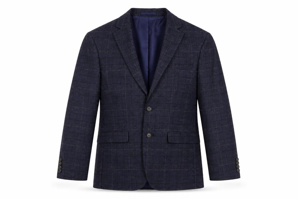 Mens UK Size 38 Moss London Regular Blue Suit Jacket