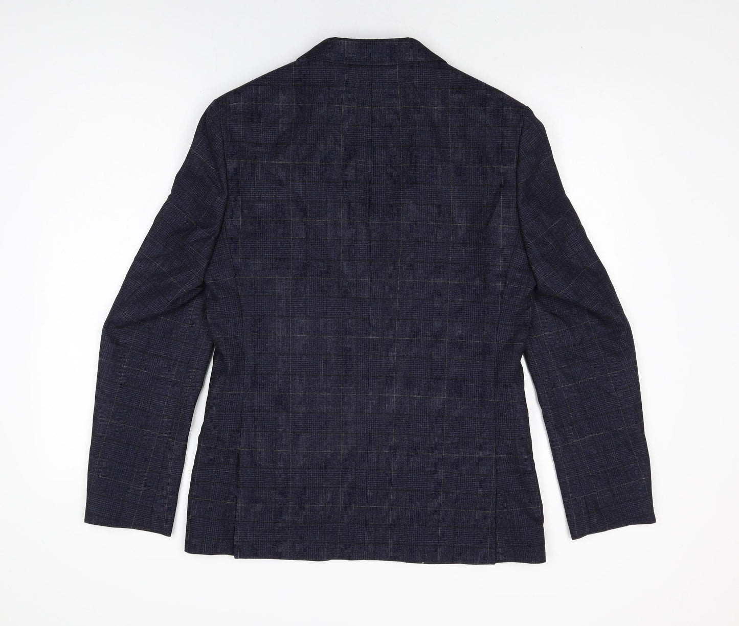 Mens UK Size 38 Moss London Regular Blue Suit Jacket