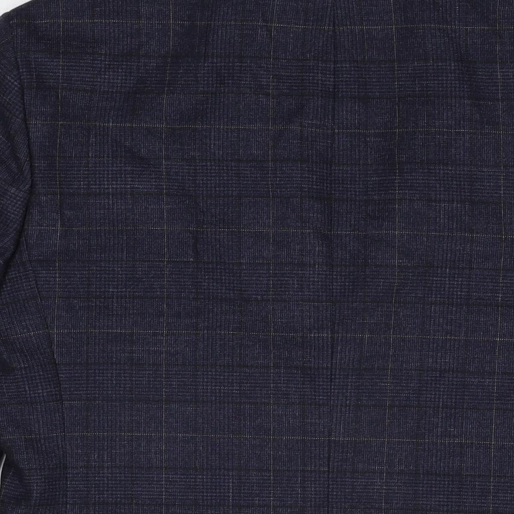 Mens UK Size 38 Moss London Regular Blue Suit Jacket