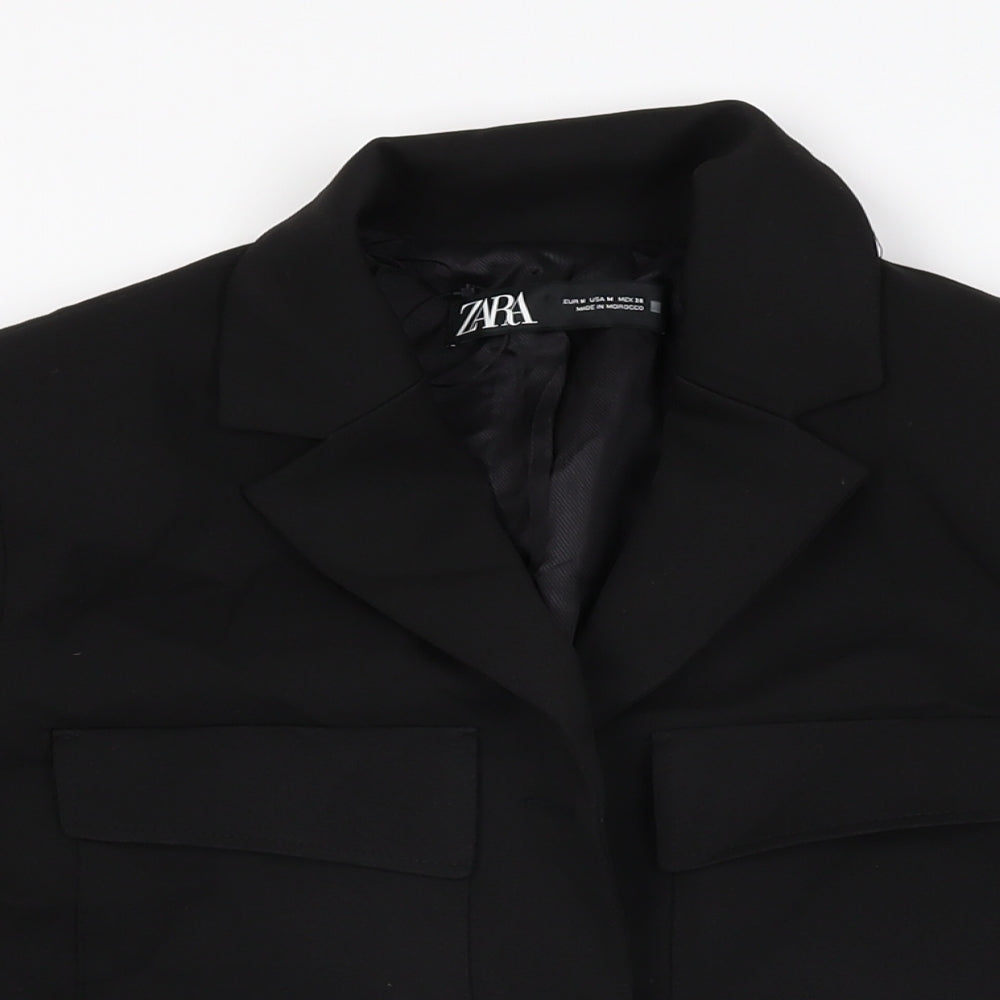 Womens UK Size M Zara Black Jacket