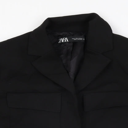 Womens UK Size M Zara Black Jacket