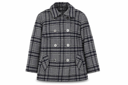 Womens UK Size 14 Autograph Grey Overcoat