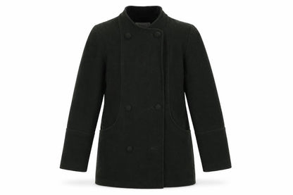 Womens UK Size 12 EWM Green Overcoat