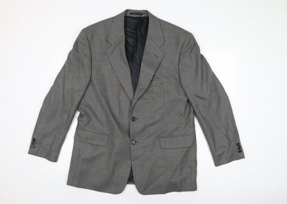 Mens UK Size 42 Brook Taverner Regular Grey Suit Jacket